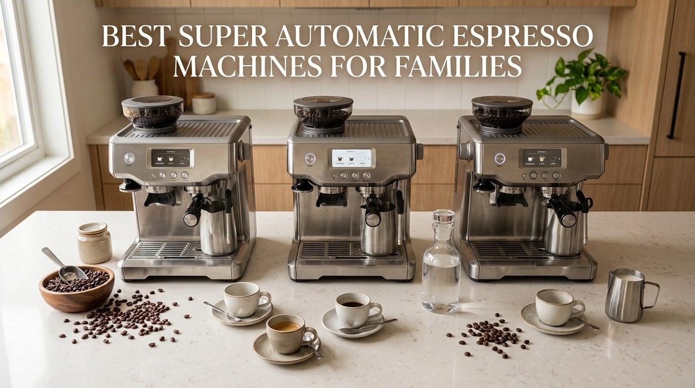 best super automatic espresso machines for families