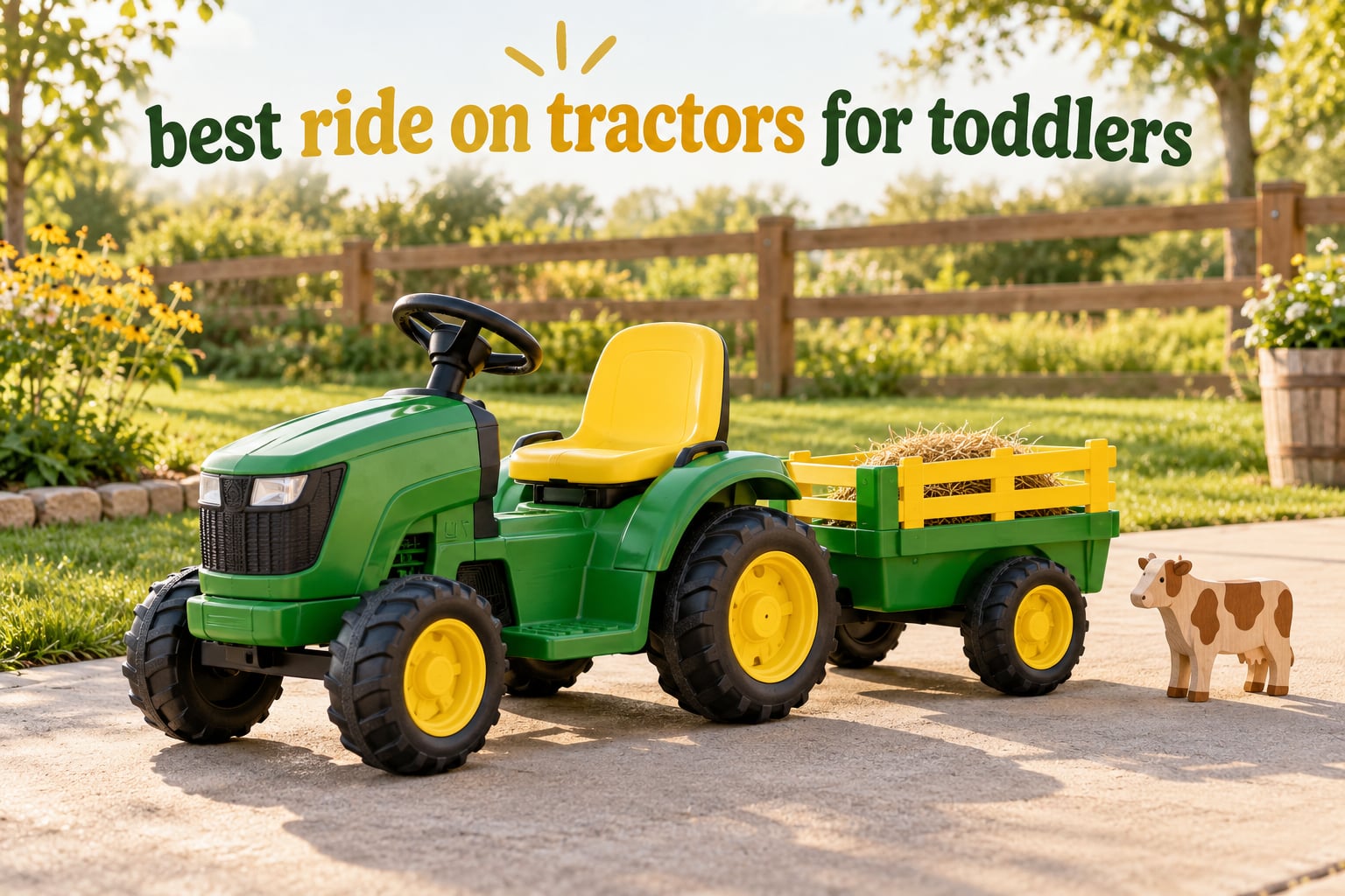 best ride on tractors for toddlers