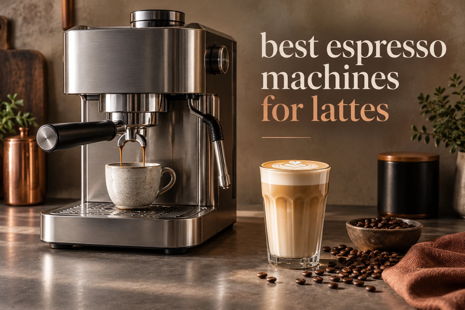 best espresso machines for lattes