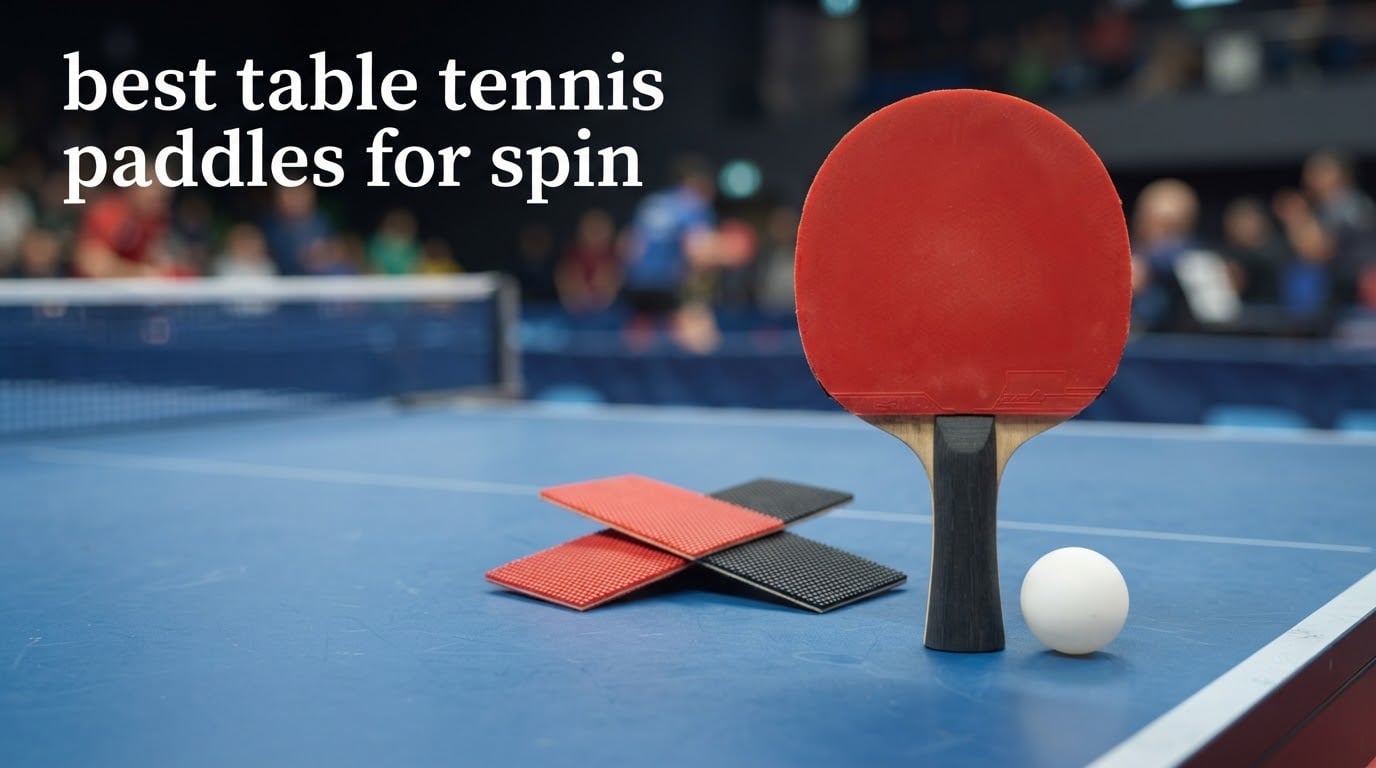 best table tennis paddles for spin