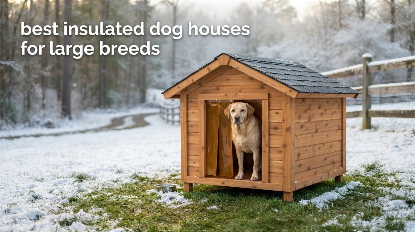 best insulated dog houses for large breeds