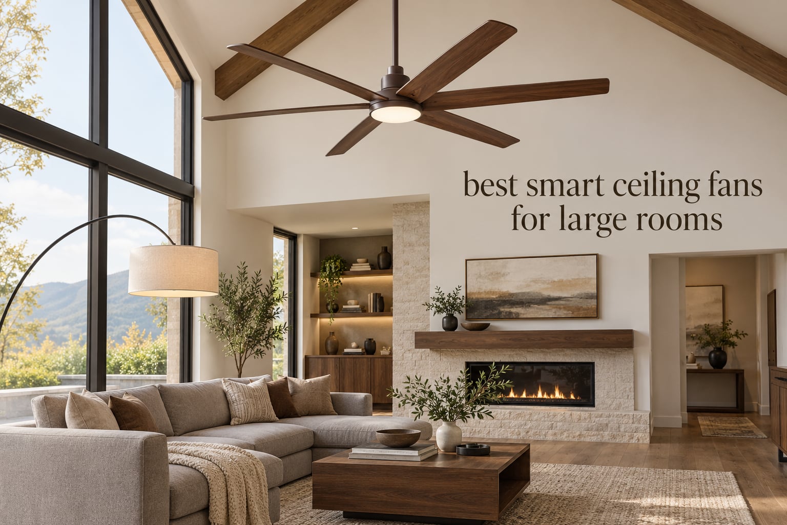 best smart ceiling fans for large rooms