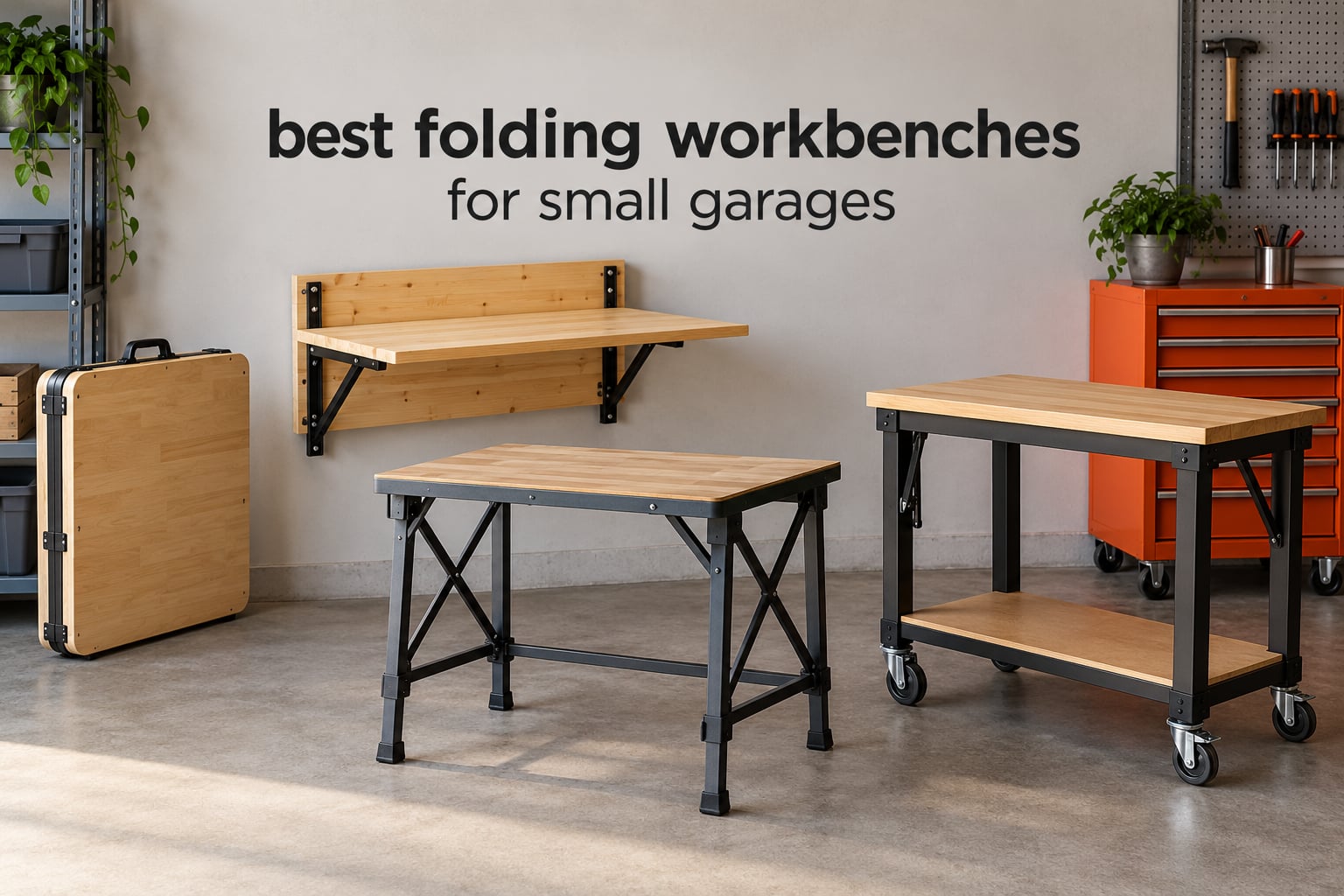 best folding workbenches for small garages