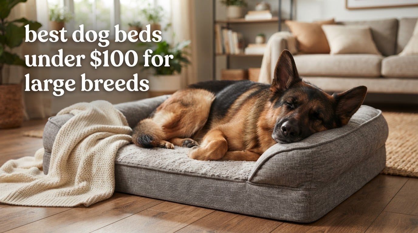 best dog beds under $100 for large breeds