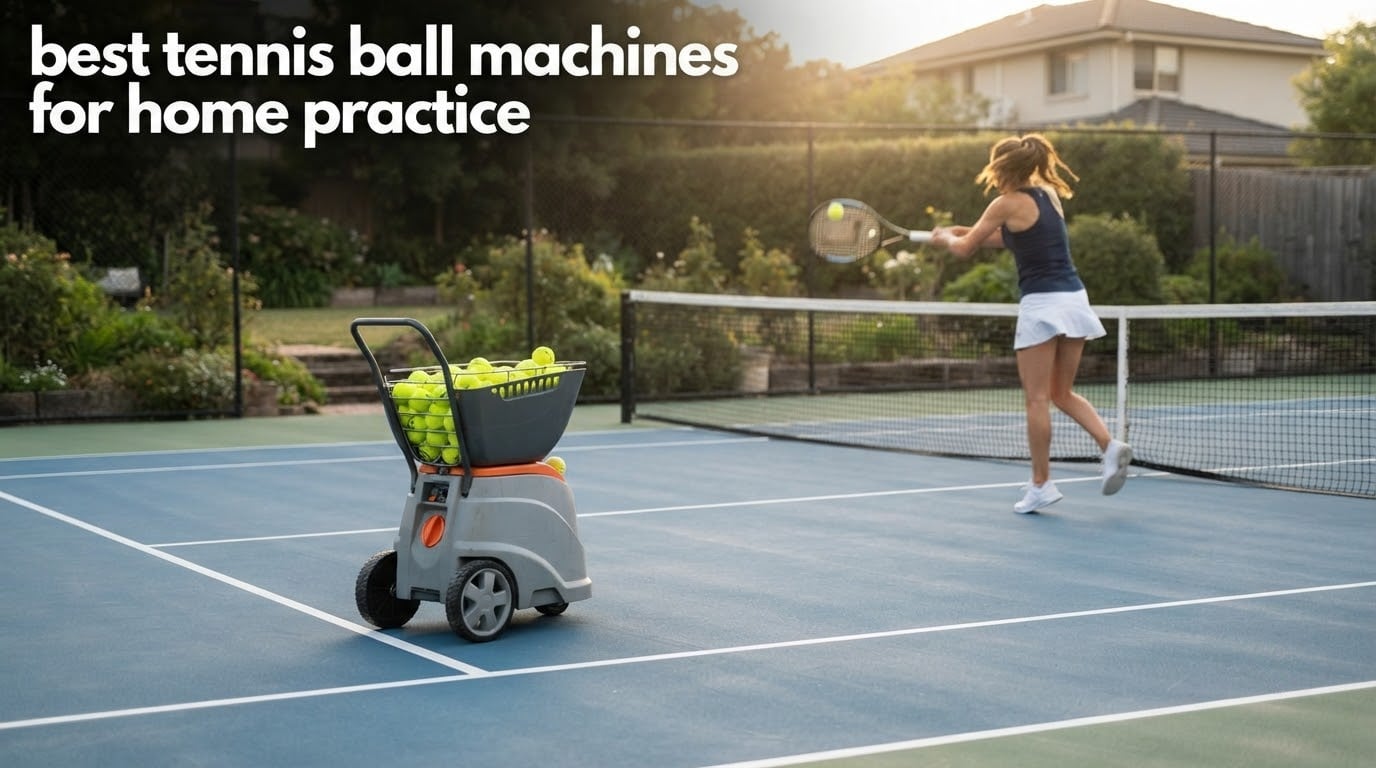 best tennis ball machines for home practice