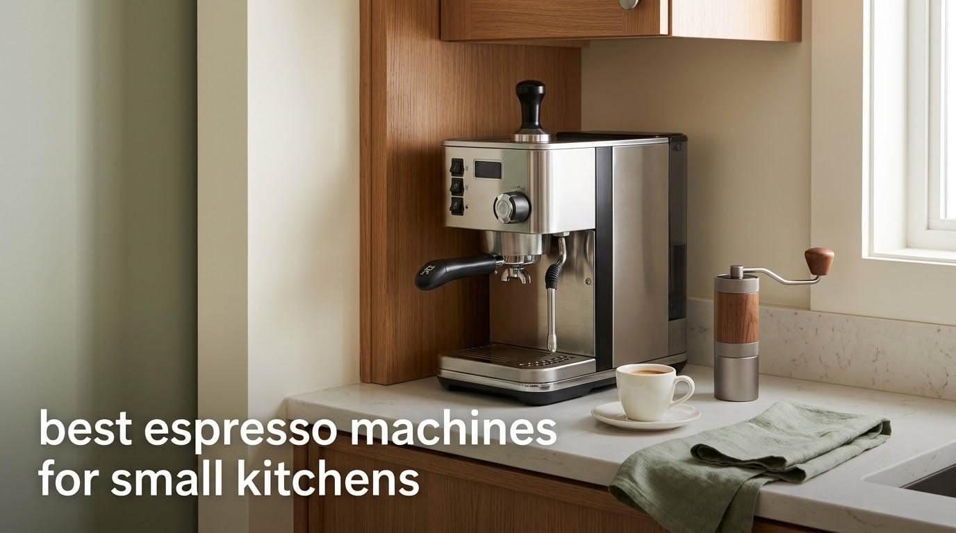 best espresso machines for small kitchens