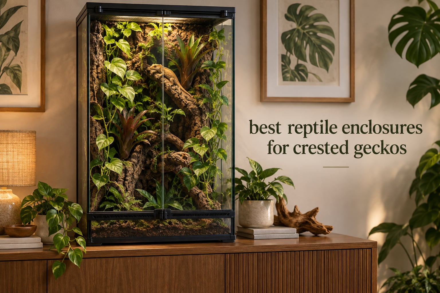 best reptile enclosures for crested geckos