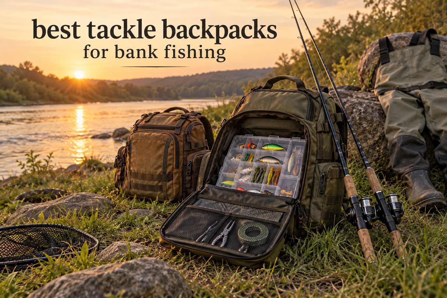 best tackle backpacks for bank fishing