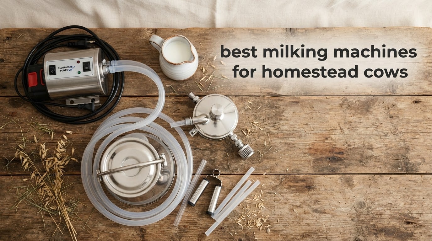 best milking machines for homestead cows
