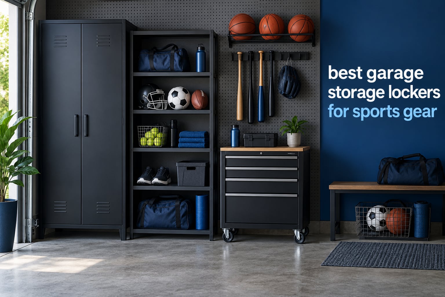 best garage storage lockers for sports gear