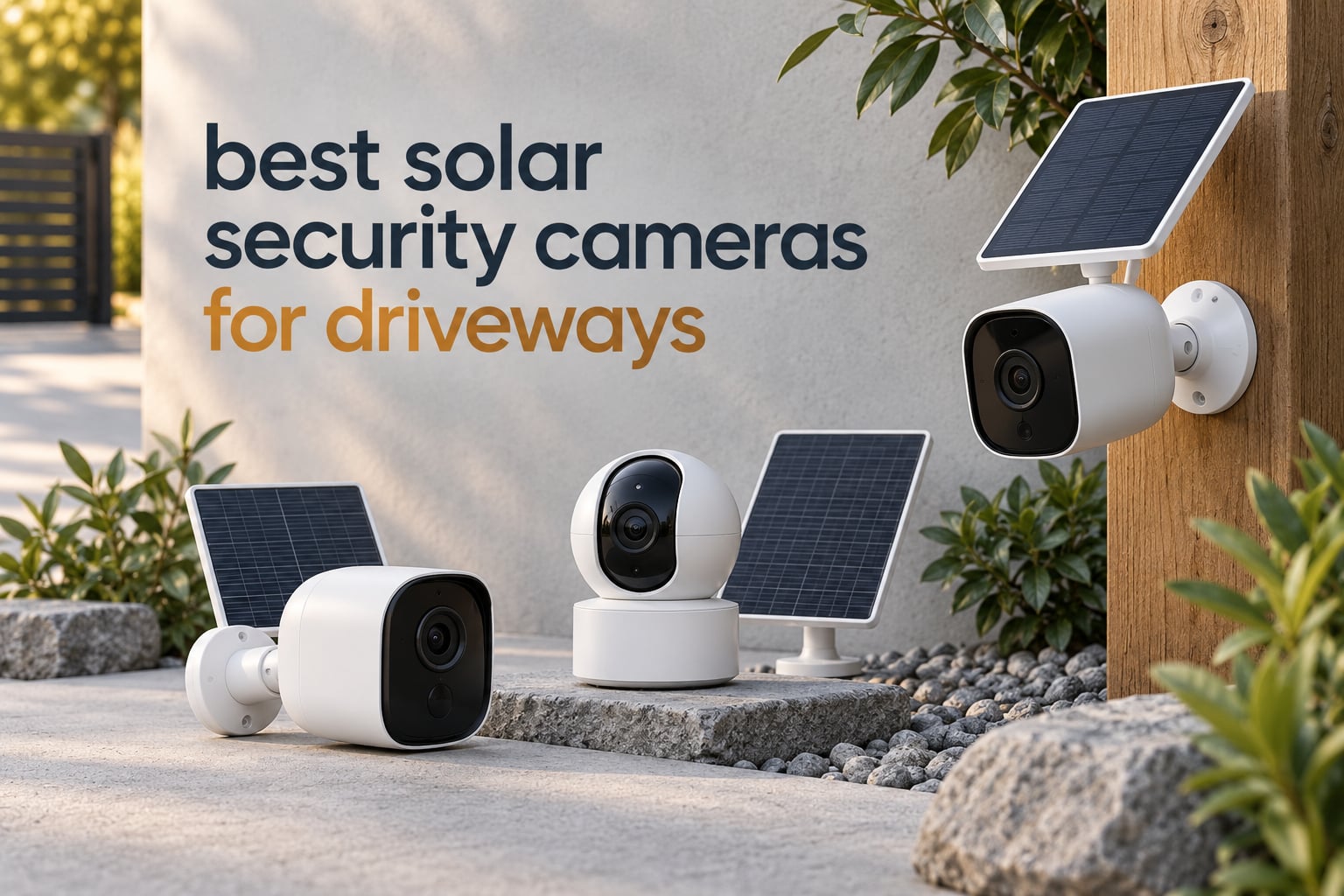 best solar security cameras for driveways