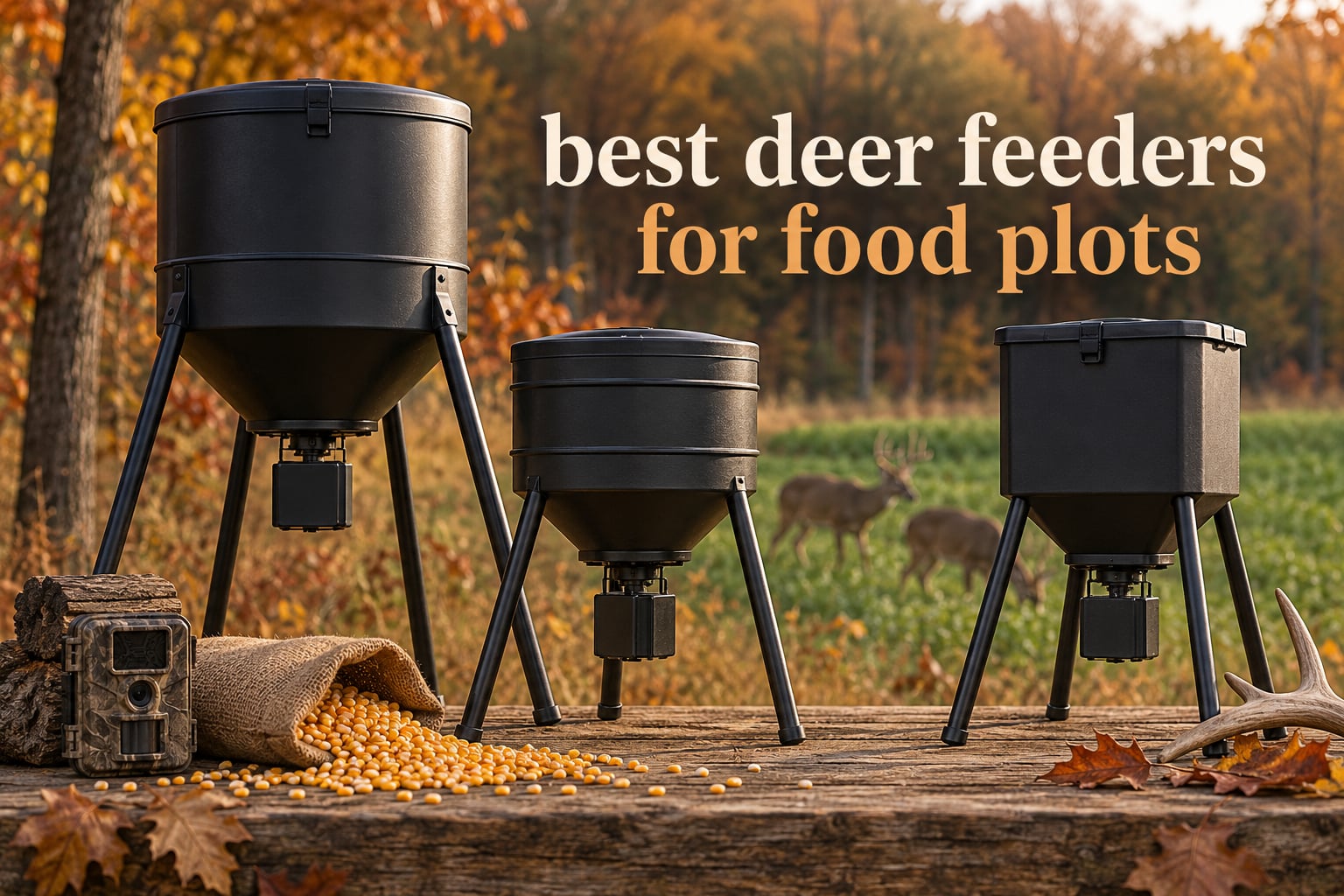 best deer feeders for food plots